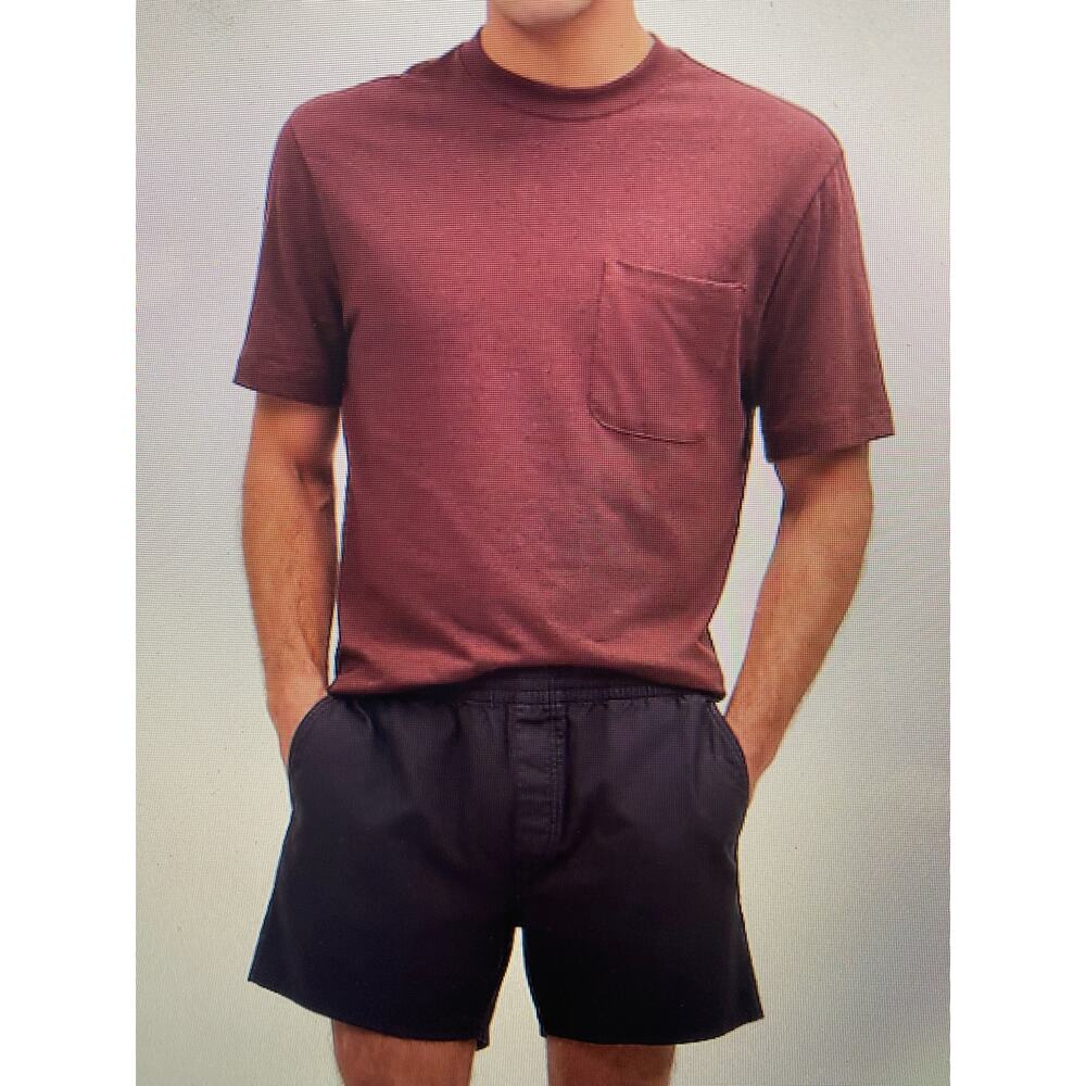 NWT Madewell med cotton-hemp blend everywear shorts men